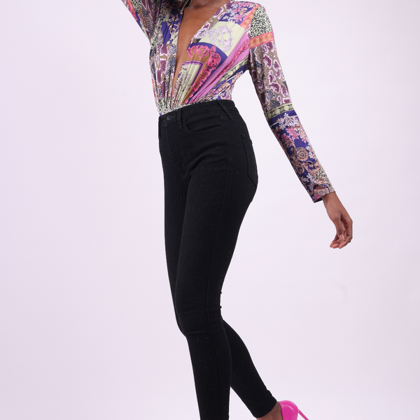 Multi |  Printed Bodysuit